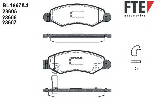Placute frana
