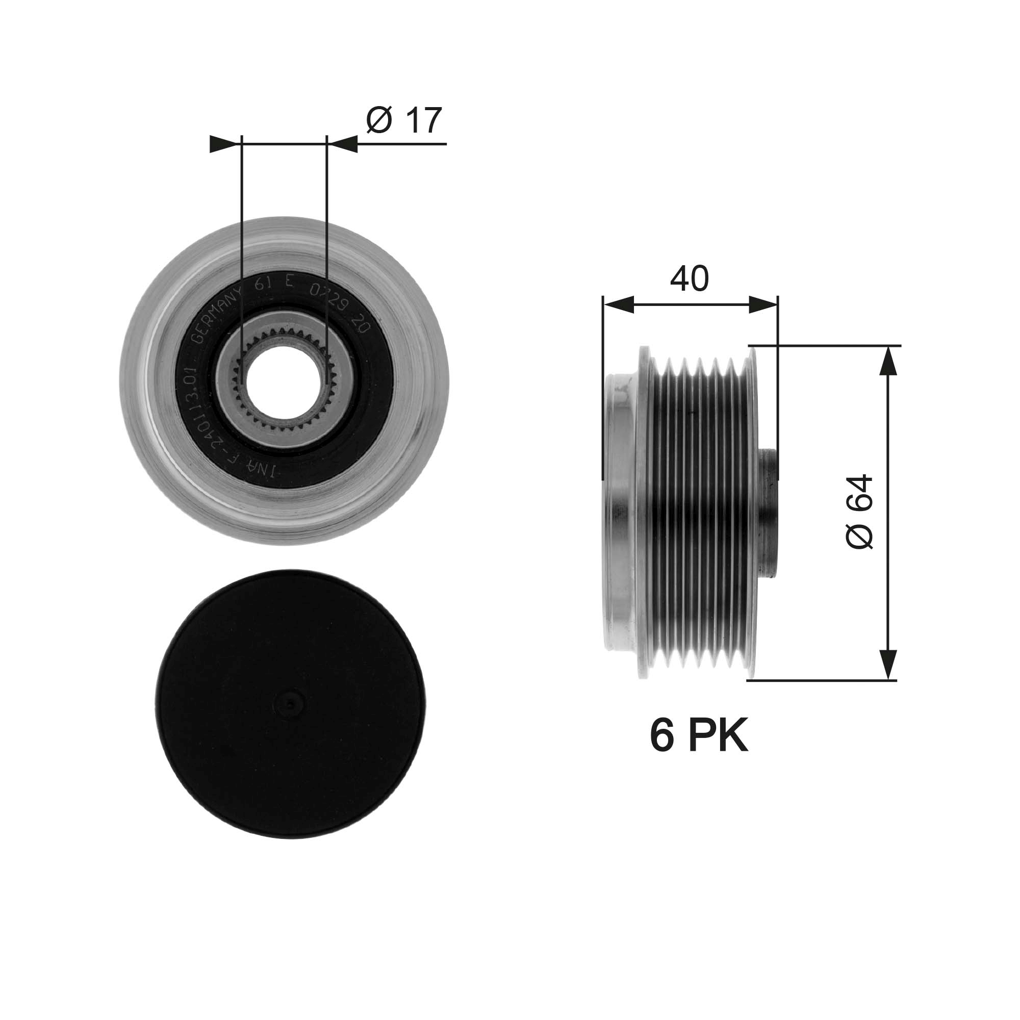 Fulie alternator