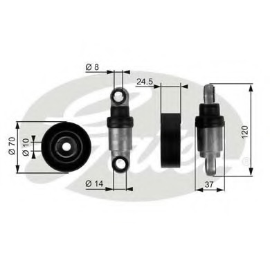 Rola intinzator curea transmisie