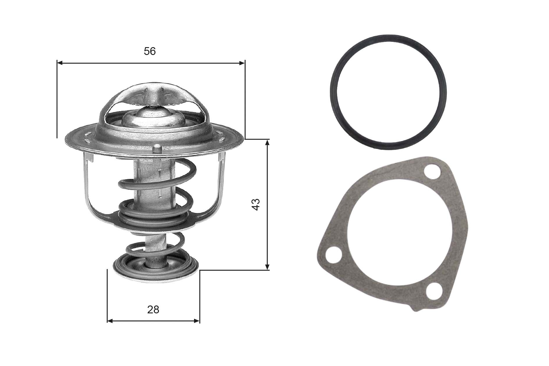 Termostat lichid racire