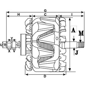 Rotor alternator