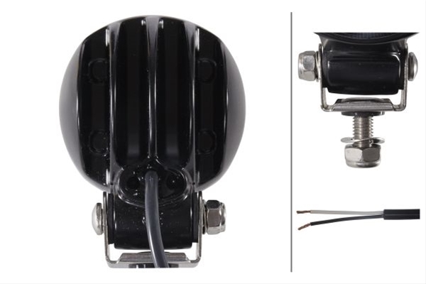 Proiector auto led , rotund, diametru 83 mm, 12/24v, 30 w, lungime cablu 2000 mm, 6500 k