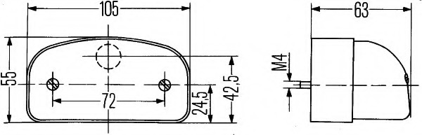 Iluminare numar de circulatie 2ka001386-281