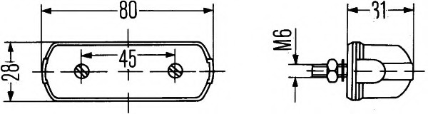 Iluminare numar de circulatie 2ka001389-101