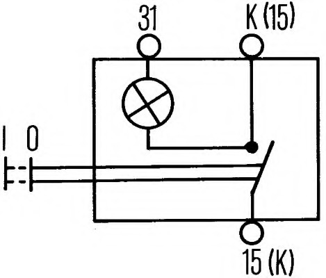 Comutator lampa marsalier