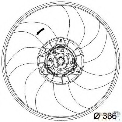 Ventilator radiator