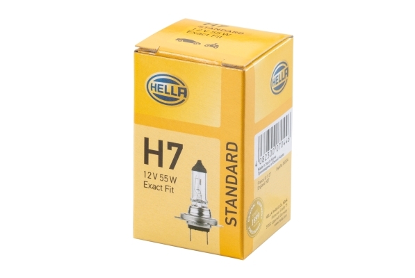 Bec auto pentru far faza lunga standard , tip h7, tensiune 12v, putere 55w, px26d, 3300k, halogen