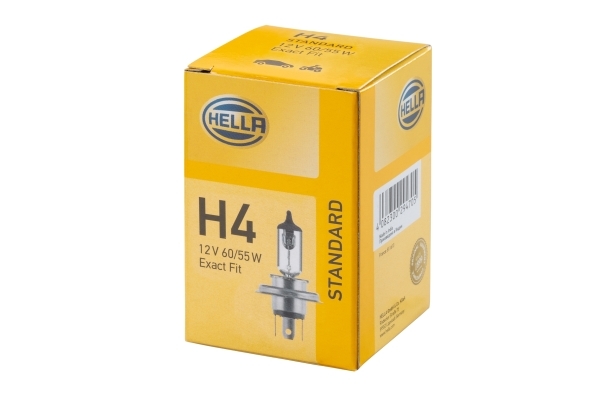 Bec auto pentru far , tip h4, conector p43t-38, putere 60/55w, tensiune 12v