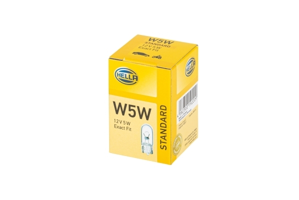Bec auto pentru iluminare numar circulatie standard , tensiune 12v, putere 5w, w5w, conector w2.1x9.5d