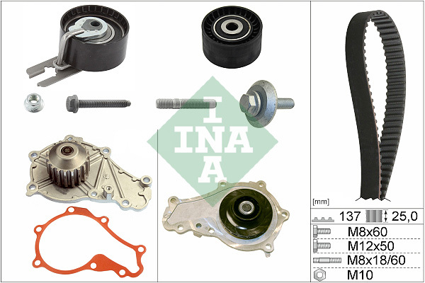 Set pompa apa + curea dintata