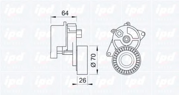 Rola intinzator curea transmisie
