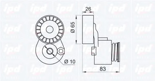 Rola intinzator curea transmisie