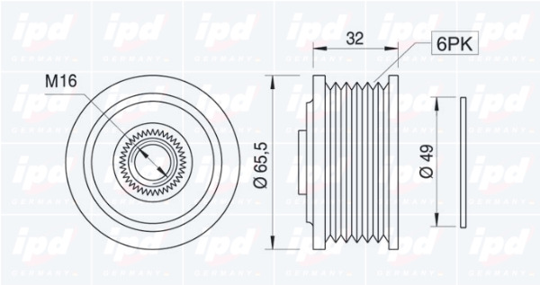 Fulie alternator