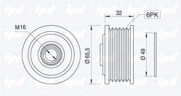 Fulie alternator