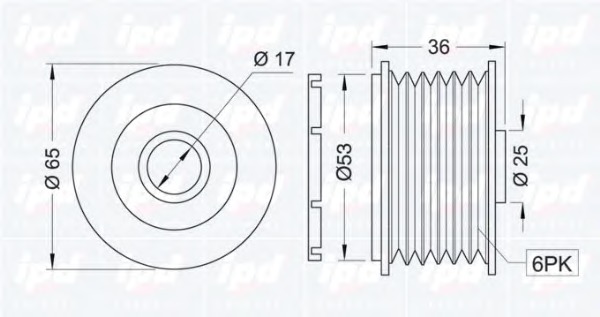 Fulie alternator