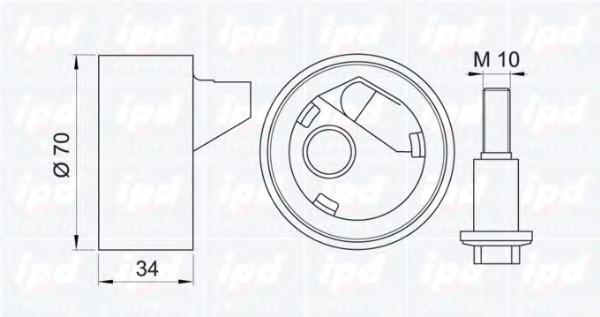 Rola intinzator curea distributie