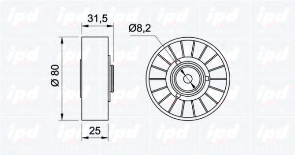 Rola intinzator curea transmisie