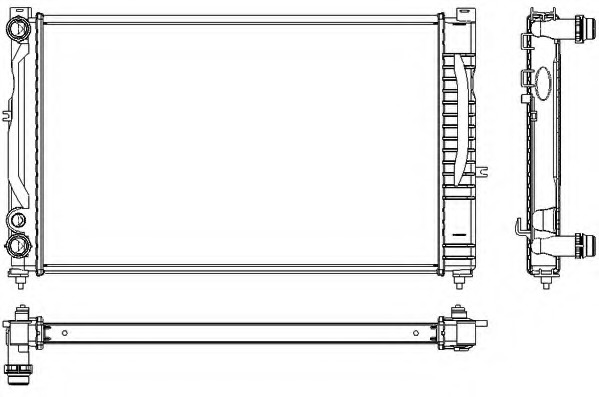 Radiator racire motor