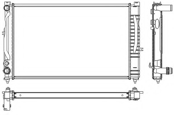 Radiator racire motor