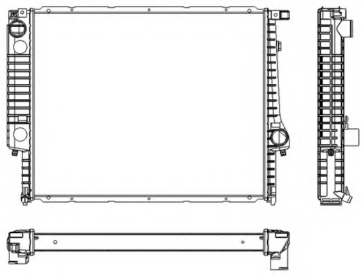 Radiator racire motor