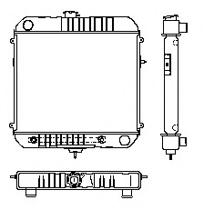 Radiator racire motor