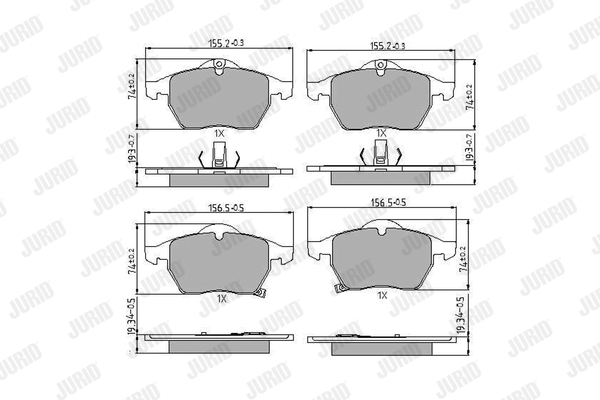 Placute frana