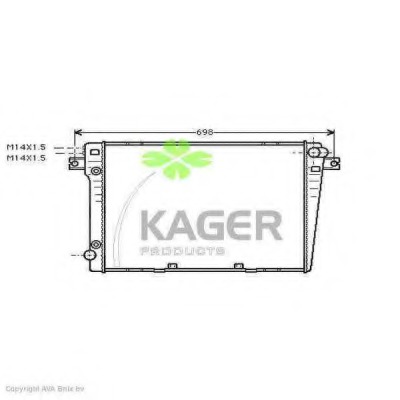 Radiator racire motor