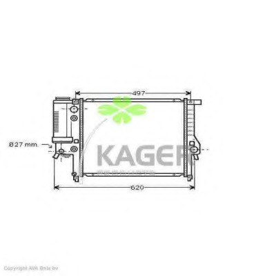 Radiator racire motor