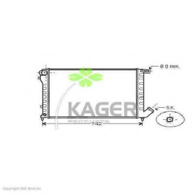 Radiator racire motor