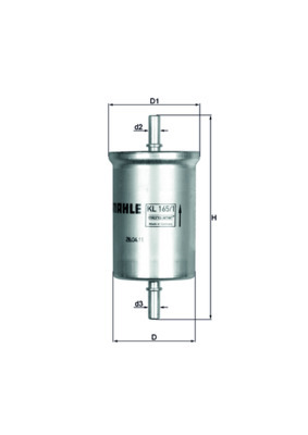 Filtru combustibil kl165/1