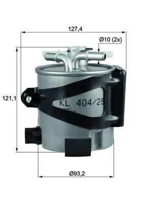 Filtru combustibil klh44/25