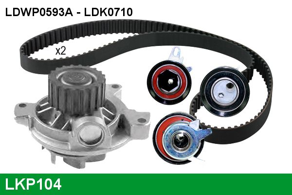 Set pompa apa + curea dintata