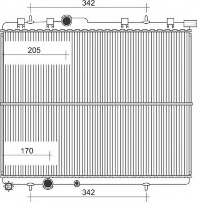 Radiator racire motor