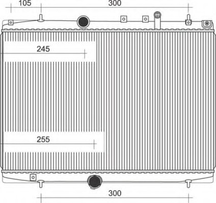 Radiator racire motor