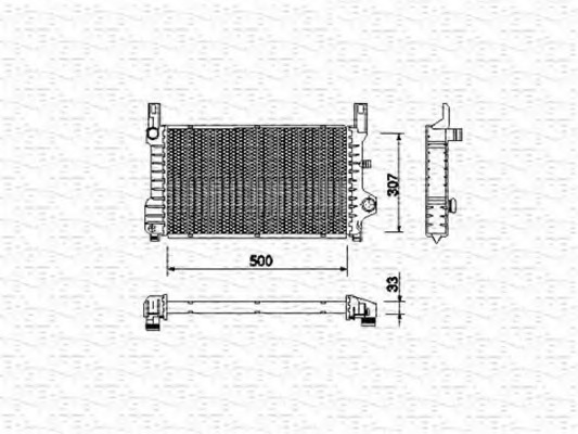 Radiator racire motor