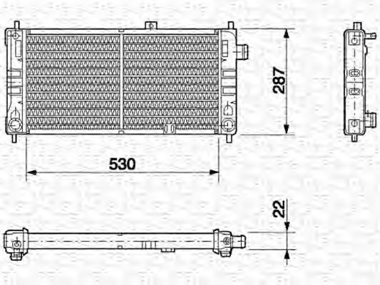 Radiator racire motor