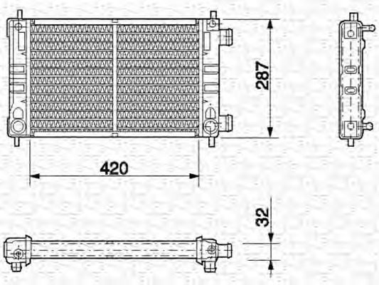 Radiator racire motor
