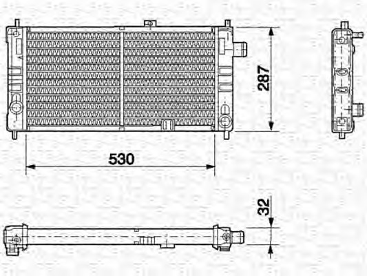 Radiator racire motor
