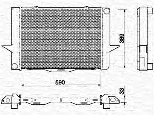 Radiator racire motor