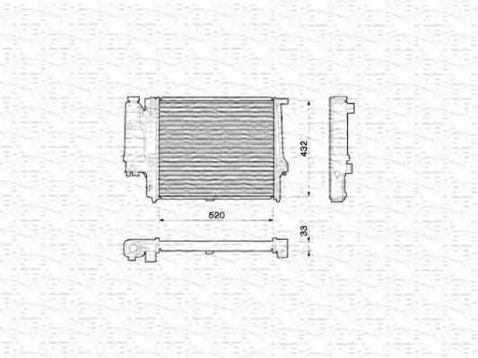 Radiator racire motor