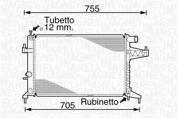 Radiator racire motor