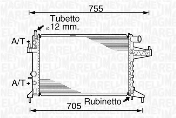 Radiator racire motor