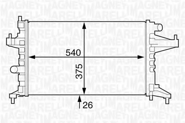 Radiator racire motor