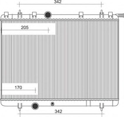 Radiator racire motor