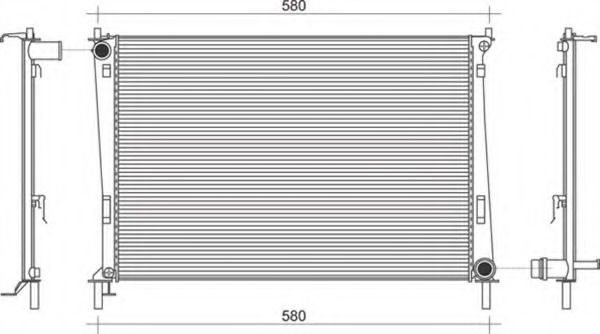 Radiator racire motor