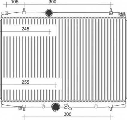 Radiator racire motor