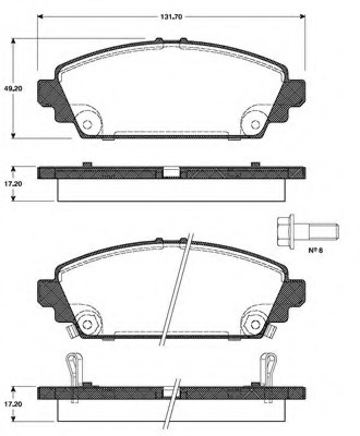Placute frana