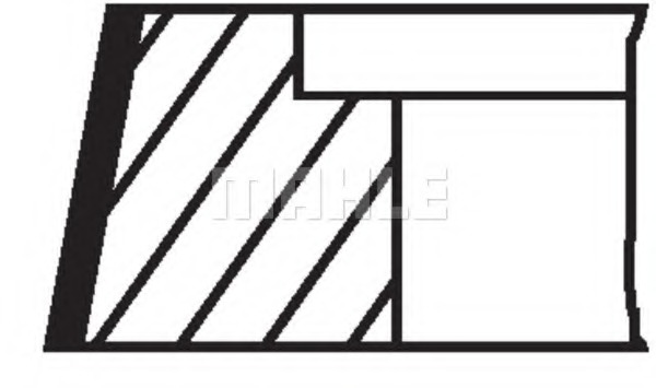 Set segmenti piston