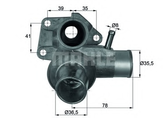 Termostat lichid racire