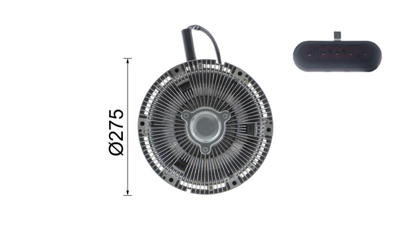 Cupla ventilator radiator